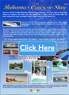 5 Day Bahamas Cruise-N-Stay