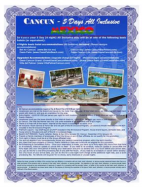 CANCUN MEXICO - ALL INCLUSIVE