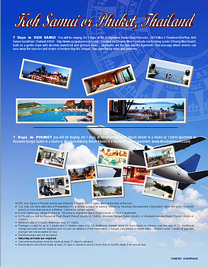 Koh Samui or Phuket Thailand